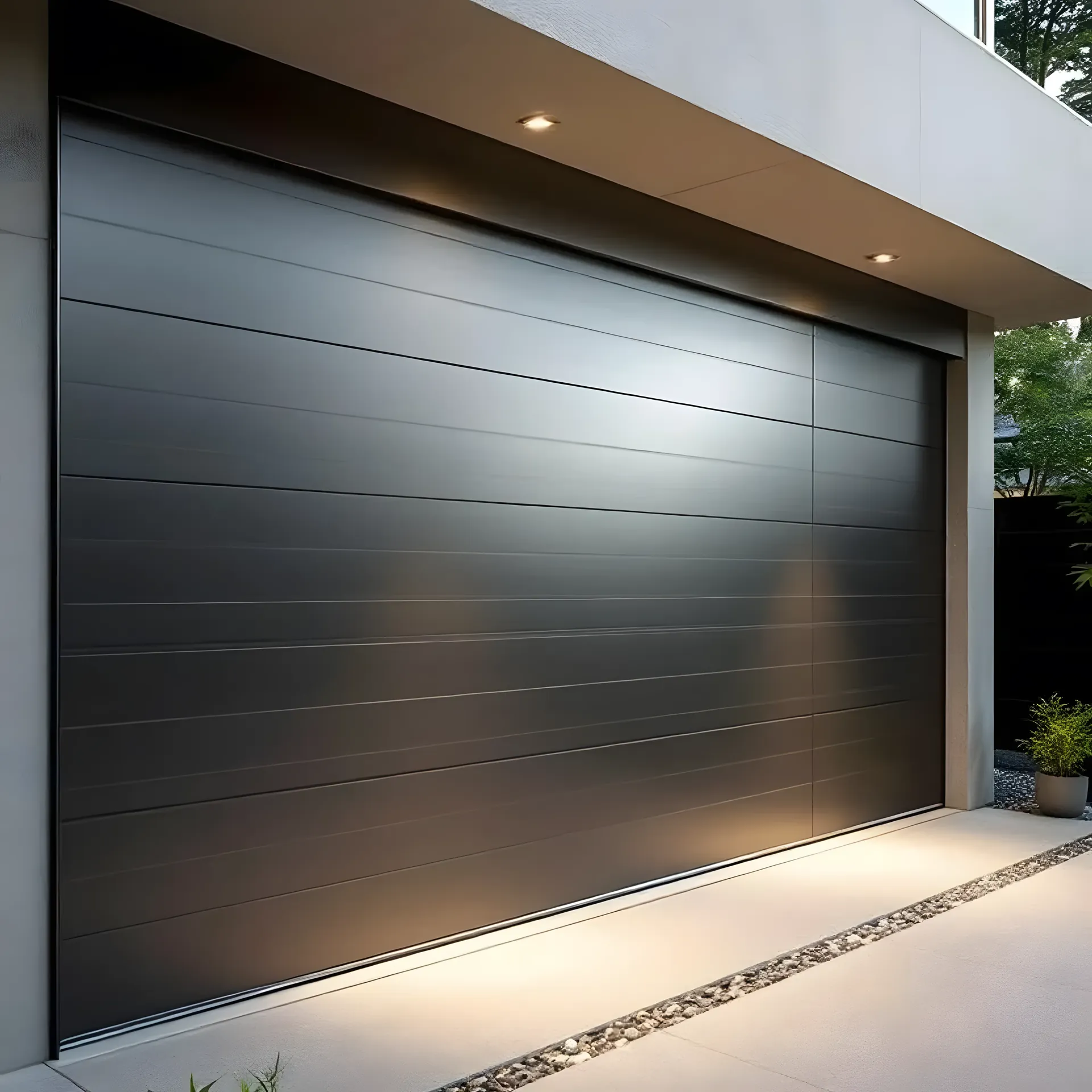Sekční garážová vrata Panel Luxury